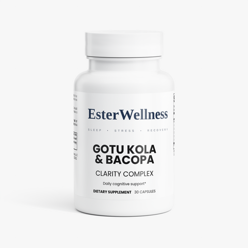 Gotu Kola & Bacopa Clarity Complex capsule bottle, 30 capsules