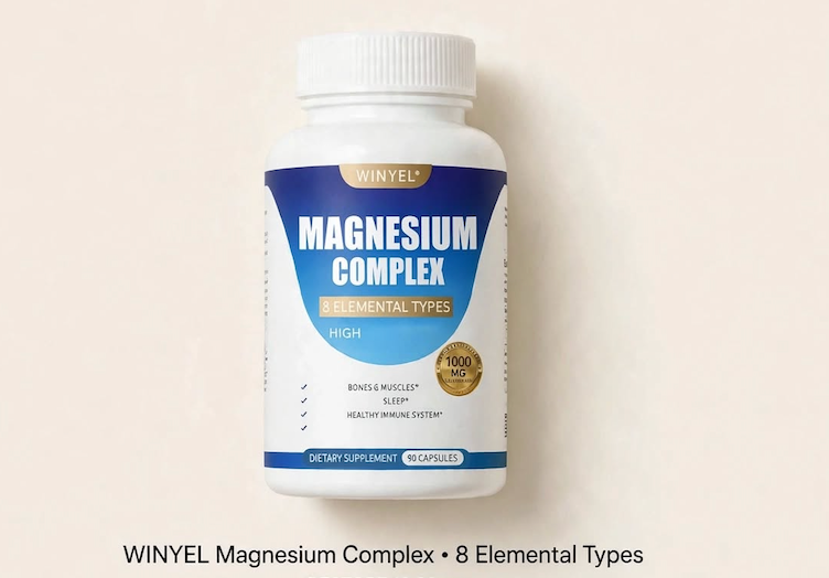 Deep Sleep Magnesium Complex - 8 Types | 180 Capsules | Nightly Ritual